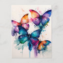 Recherche de papillon abstrait cartes postales Papillons