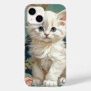 Recherche de chat blanc iphone coques Chat aux yeux bleus