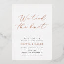 Recherche de noué invitations Feuille d'or