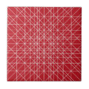 Recherche de ligne motif carreaux Rouge