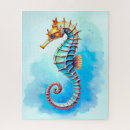 Recherche de hippocampe puzzles Plage