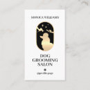 Recherche de logo chien cartes visite Groomer