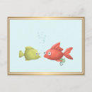 Recherche de petits poissons cartes postales Mignon