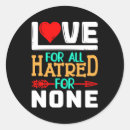 Suche nach liebe und hass aufkleber Modern