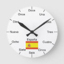 Recherche de drapeau espagnol horloges Pays