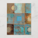 Recherche de motif géométrique abstrait cartes postales Brun