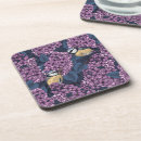 Recherche de lilas dessous de verres Feuille