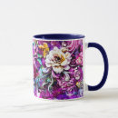 Suche nach lila blumen tassen Aquarell