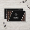 Recherche de canapé cartes visite Design