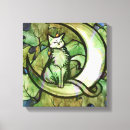 Recherche de lune chat art Vert