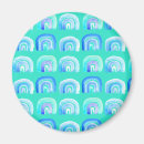 Recherche de pastel bleu magnets Arc en ciel