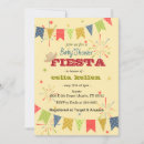 Recherche de fiesta baby shower invitations Jaune