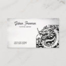 Recherche de dragon chinois cartes visite Artiste de tatouage