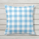 Suche nach gingham kissen Blau und weiß