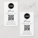 Recherche de suivre cartes visite Logo commercial
