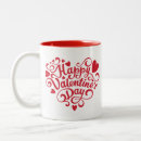 Recherche de saint valentin heureux tasses Rouge