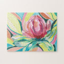 Recherche de peinture abstraite puzzles Fleurs
