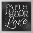 Suche nach glaube hoffnung liebe poster Typografie