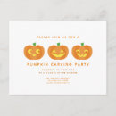Recherche de citrouille cartes invitations Orange