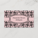 Recherche de damassé rose et noire cartes visite Pour tous