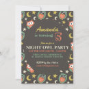 Recherche de nuit de partie invitations D'anniversaire