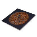 Recherche de mandala noir et blanc carreaux Géométrique