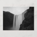 Recherche de cascade cartes postales Noir et blanc