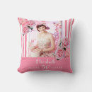 Recherche de rayures verticales coussins Rose