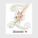 Suche nach monogramm z aufkleber Rose