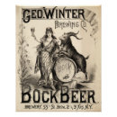 Recherche de vintage beer posters Femme