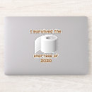 Suche nach toilettenpapier aufkleber Knappheit an toilettenpapier