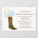 Recherche de cowboy boot bridal shower invitations Fleurs