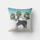 Recherche de terrier de boston coussins Hiver