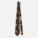 Recherche de fond noir cravates Floral