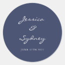 Recherche de bleu marine solide autocollants Élégant