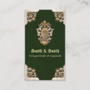 Recherche de style antique cartes visite Vintage