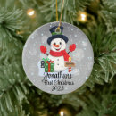 Suche nach schneemann keramik ornamente Junge
