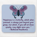 Recherche de citation papillon tapis souris Bonheur