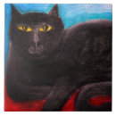 Recherche de peintures de chat carreaux Amoureux de les chats
