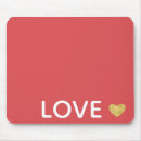 Recherche de amour tapis souris Rouge