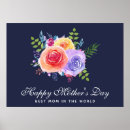 Recherche de meilleure maman posters Aquarelle