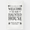 Suche nach spuk haus banner Kürbis