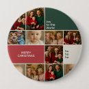 Recherche de noël de famille badges Rouge