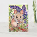 Recherche de rat mignon vœux cartes Aquarelle