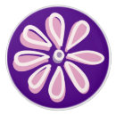 Recherche de fleurs violettes boutons et poignées de porte Rose