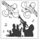 Recherche de trompette autocollants Musiciens