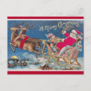 Suche nach vintage frohe weihnachten postkarten Santa claus