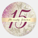 Suche nach mädchen 15 quinceanera geburtstag aufkleber Elegant