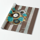 Suche nach steampunk uhr geschenkpapier Gold