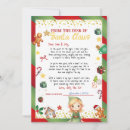 Recherche de santa claus invitations Rouge